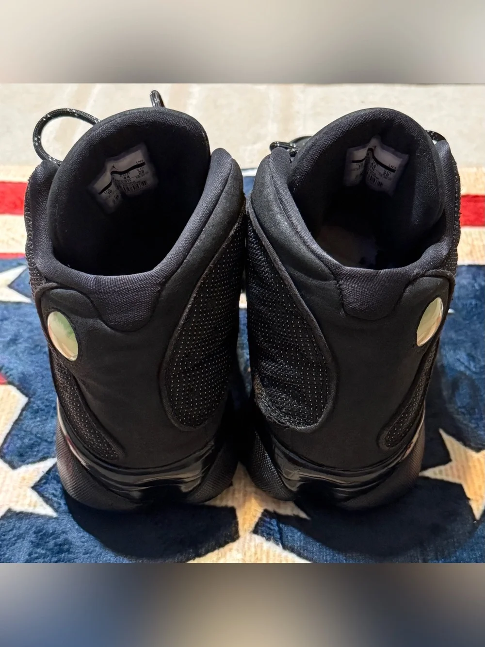 Men’s Air Jordan 13 Black Cat Beaters, Size - 10
